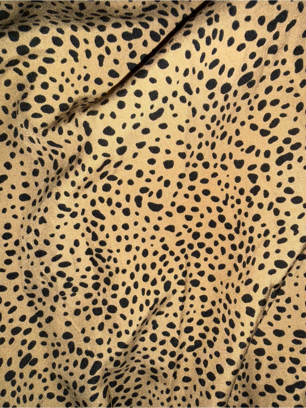 SHEIN Tan & Black Printed V-Neck Short Romper - Picture 4 of 4